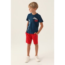 U.S. Polo Assn. U.s. Polo Assn Lisanslı Clothing Lacivert Erkek Çocuk Bermuda Takım 5274-43257 Lacivert