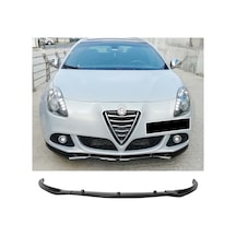 Alfa Romeo Giulietta 3 Parça Ön Lip Parlak Siyah Plastik Ön Ek Karlık 2010+ Karlık+bodykit+ek