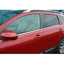 Nissan Qashqai Cam Çıtası 2010 - 2014 4 Parça Krom P.Çelik Paslan