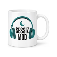 Bezos Sessiz Mod Tasarımlı Porselen Kupa - Model 292 Rengaren