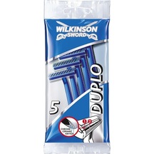 Wilkinson Sword Duplo Çift Bıçaklı 5 Adet Erkek Kullan At Tıraş Bıçağı