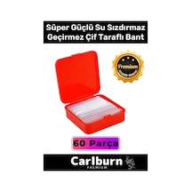 Özel Üretim Süper Güçlü Yapışkan Kolay Çıkarılabilir Çok Amaçlı 60 Parça Çift Taraflı Şeffaf Bant