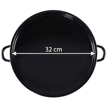 Kavurma Sacı 32 Cm Siyah