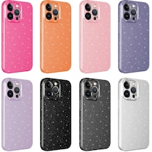 Apple Uyumlu  iPhone 12 Pro Max Kilif Simli Silikon Lüks Kapak 563109223