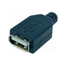 5 Adet Usb A Tipi Dişi Soket Lehimlenebilir Konnektör 4 Pinli