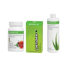 Herbalife Nutrition Set 50 G Çay + Liftoff + Aloe Vera 473 Ml Ahududu Aromalı 50 Gr