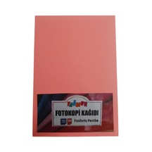 A4 Renkli Fotokopi Kağıdı Fosforlu Pembe 100 Lü Paket