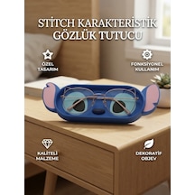 Stitch Tasarımlı Figür Tasarımlı Gözlük Tutucu Ve Çok Amaçlı Organizer