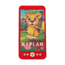 Pilli Sesli Işıklı 3d Kaplan Oyuncak Telefon