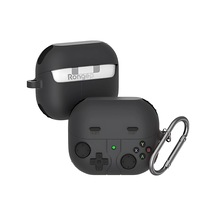 Retro-gamepad Samsung Galaxy Buds 3-pro-3 Fe İçin Kulaklık Kılıfı Darbe Emici Köşe Korumalı Buds 3 Pro Koruyucu Yumuşak Tpu Oyun Konsolu Görünümlü Buds 3 Pro Kılıfı Koyu Gri
