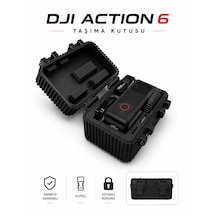 Taşıma Kutusu Djı Action 6 Uyumlu Siyah