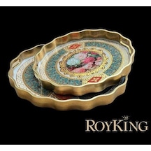 Royking 2 Li Oval Tepsi 44x36-38x31 Cm Fx 058