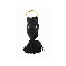 Ilkeshop Örgülü İpli Anahtarlık - Lacivert