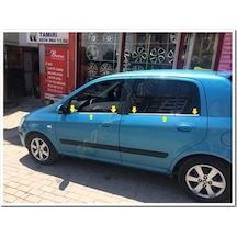 Db Chrome Hyundai Getz Cam Çıtası Nikelajı 2002-2011 6 Parça P.çe
