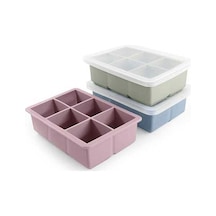 Ebitda Morandi 6'li Kapaklı Silok Buz Kalıbı - Gıda Dostu, Pratik Ve Eğlenceli Diğer