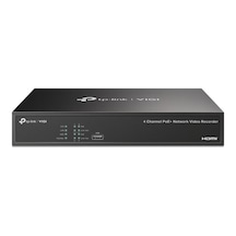 Tp-link Vıgı Nvr1004h-4p 4 Kanal 5mp Poe+ 53w H.265+ 80 Mbps 1 Sata 2 Usb 4k Hdmı Nvr Kayıt Cihazı