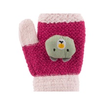 Kitti Bebek Kız Örme Eldiven 1-3 Yaş K23210-02 Pembe Pembe