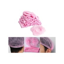 Pazly Tek Suntek Saç Pembe Parça Örtüsü - 100 İp Net Kullanımlık Baş Örtüsü