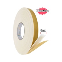 Çift Taraflı Köpük 10mmx25metre Köpük Çift Taraflı Bant 1cm