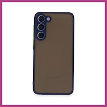 Gees Global Samsung Galaxy S23 Plus Kılıf Montreal Silikon Kapak - Lacivert Gbzs