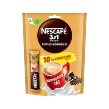 Nescafe 3'ü 1 Arada Sütlü Köpüklü Kahve 10x18g Pratik Poşet 4'li Avantaj Paketi - 4 Adet Tarı Çekirdek Kahve