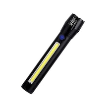 Pm-14621 Metal Şarj Edilebilir Zoomlu 4 Çalışma Modlu Power Led El Feneri Belirtilmemis