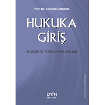Hukuka Giriş-Abdullah Dinçkol