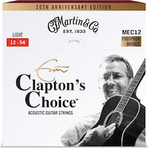 Martin Mec12ltd20 Claptons Choice Akustik Gitar Teli 012 Set 20. Yıldönümü