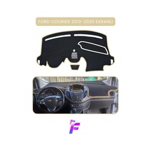 Ford Courier Ekranlı 2013-2020 Torpido Örtüsü Güneşten Korur Kolay Montaj Tam Uyum Tb67