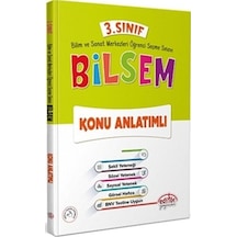 3.Sınıf Bilsem Konu Anlatımlı -  Editör