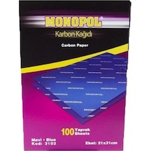 Monopol Karbon Kağıdı 50x70 Mavi 3126