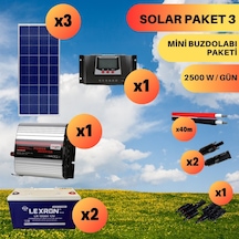 Urla Solar No:  3 Mini Buzdolabı Solar Paket