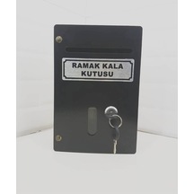 Siyah Küçük Boy Ahşap Ramak Kala Kutusu