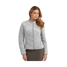 Normal Gri Kadın Ceket New Vona Jacket - Polyamıde Leather Gri