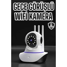 Ev Kamerası Wifi Kamerası Video Kayıt Çift Yönlü Hareket Sensörü Bebek - Lisinya