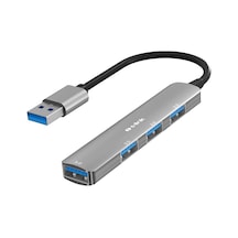 S-link Sw-u333 3 Usb 2.0, 1 Usb 3.0 Usb Metal Usb Hub, Slim Usb Çoklayıcı