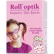 Roll Optik Kız Kapatıcı Göz Bandı 20 Adet