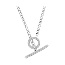 Zirkon Taşlı May Kolye 719049 Silver Gümüş