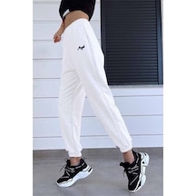 Madmext Mad Girls Beyaz Eşofman Mg817 BEYAZ