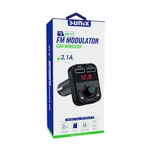 Sunix Mdl-12 Araç Çakmaklık Fm Bluetooth Transmitter Modülatörü 2
