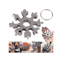 Çok Fonksiyonlu Paslanmaz Çelik Anahtar Alyan Takımı Ve ,anahtarlık Kar Tanesi Alyan Takımı Hex Key