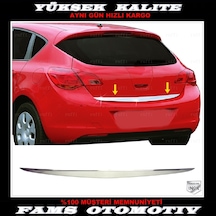 Opel Astra J Hb Krom Bagaj Alt Çıta 2009-2015 Paslanmaz Çelik N11.5793