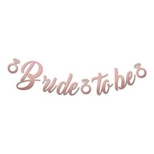 Rose Bride To Be Kaligrafi Banner