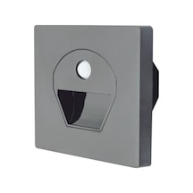 Noas Yl69 1522 1w Füme Kasa Sensörlü Koridor Aydınlatması 3200k Gün Işığı