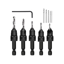 Parça 3/8-inç 82 Pahlı Matkap Ucu, Lavabo Deliği Delme Alet Takımı