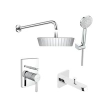 Roca Carelia Pack Eco Ankastre Banyo Seti Gagalı Krom A5D258AC0K