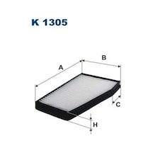 Fıltron K1305 Polen Filtresi 96296618 96327366 Ec96327366