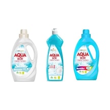 Aquabor Doğal Mineralli Sıvı Beyaz + Bulaşık + Sıvı Renkliler Set