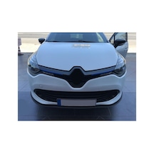 Renault Clio 4 Uyumlu Ön Lip Tampon Eki Body Kit Yumuşak Mat Siyah Kırılmaz