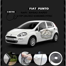 Fiat Punto Oto Araç Kapı Koruma Fitili 5metre Parlak Siyah Renk